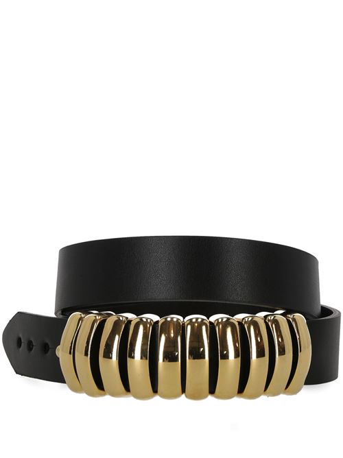 Bold belt gold Federica Tosi | FTI24CT04NERO-ORO